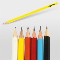 0522-195-SR Köşeli Renkli Kurşun Kalem - Sarı