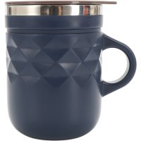 3501-L Bardak Termos - Lacivert - 8,5 x 11,5 cm