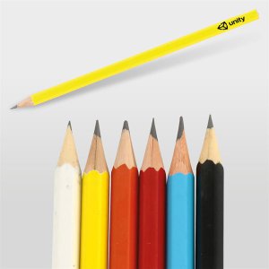 0522-195-B Köşeli Renkli Kurşun Kalem - Beyaz