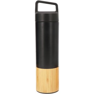 3547-S Bambu Termos - Siyah - 28,5 x 7,5 cm